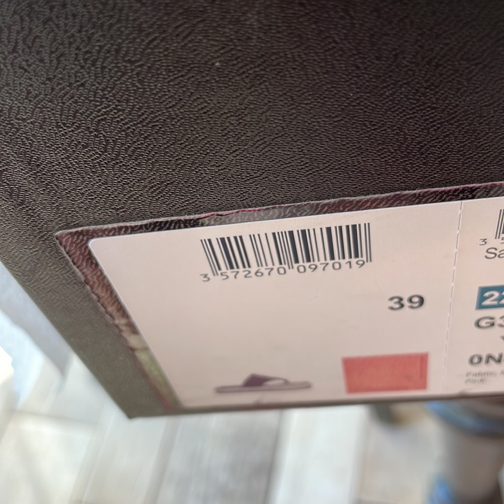 Chanel pink coral terry thong sandal flats woven braided raffia sz 39 - Picture 11 of 11